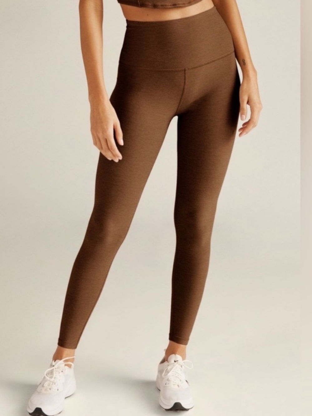 Beyond Yoga Spacedye Caught in The Midi Brown Leggings Size M
